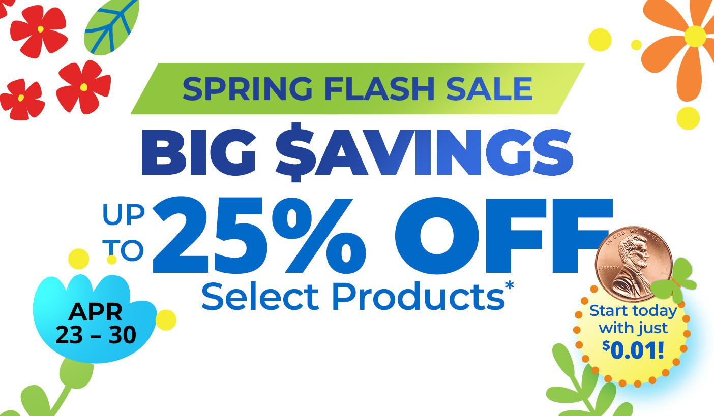 Save up to 25% on select products. Product exclusions and other restrictions apply.