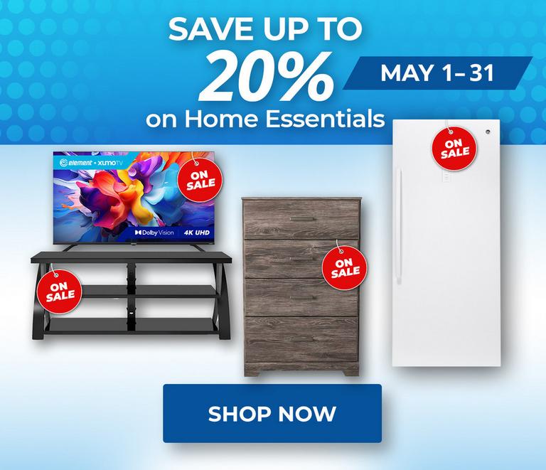 Limited Time Only. Up to 20% Off Select Home Essentials