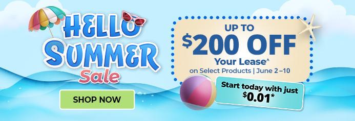 Hello Summer Sale. June 02 - 10, 2026. Product exclusions and other restrictions apply.