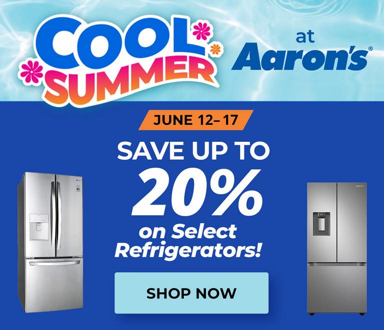 Up to 20% Off Select Refrigerators