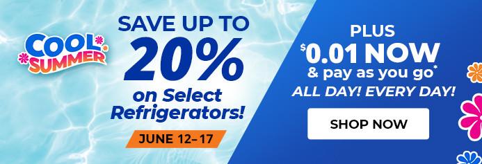 Up to 20% Off Select Products May 23 - June 2. Product exclusions and other restrictions apply.