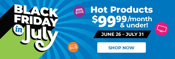 Select products $99.99/mo and under. June 26 - July 31. Product exclusions and other restrictions apply.