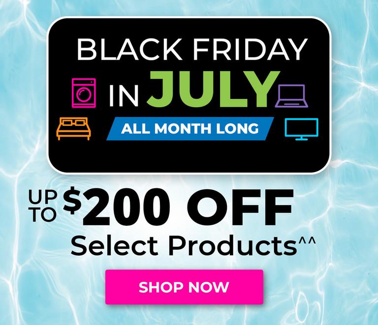 Black Friday in July at Aaron's.