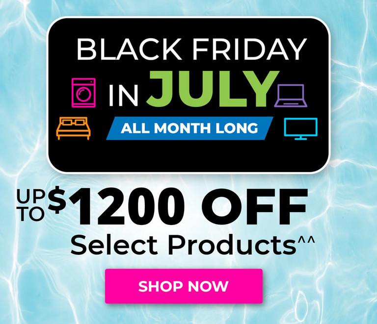 Black Friday in July at Aaron's.