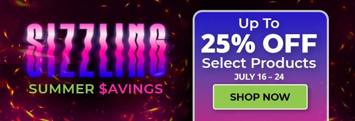 Sizzling summer savings. July 16 - 24, 2026. Product exclusions and other restrictions apply.