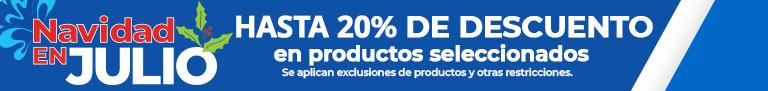 Christmas in July. Up to 20% off select products. Product exclusions and other restritions apply.
