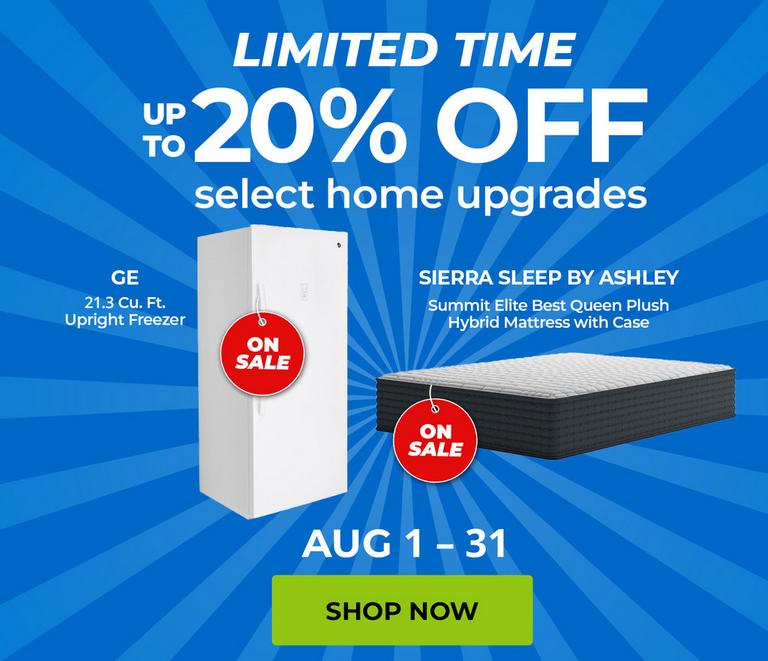 Limited Time Only. Up to 20% Off Select Products