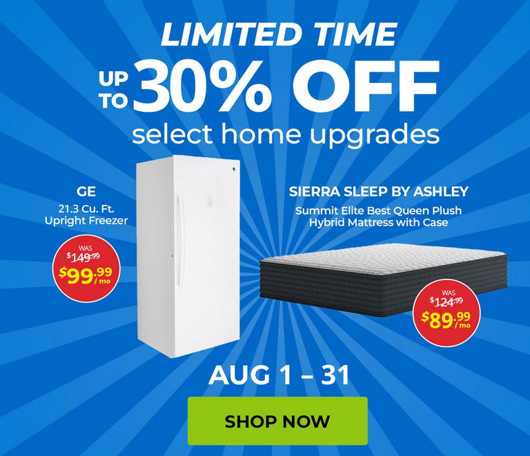 Limited Time Only. Up to 30% Off Select Products