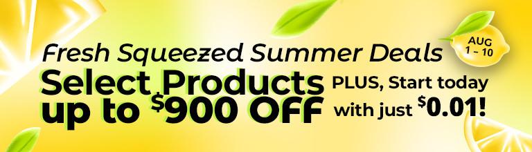 Select products on sale. August 1 - 10, 2026.