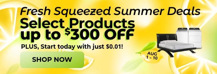 Limited time savings on select products. August 1 - 10, 2026. Product exclusions and other restrictions apply.