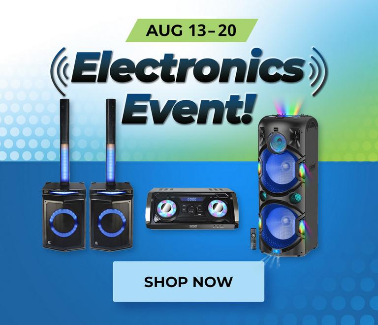 Electronics Event. August 13 - 20, 2025
