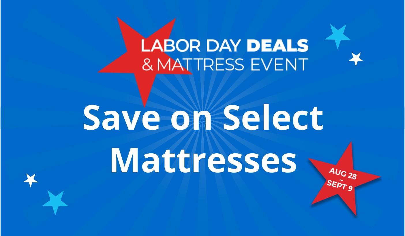 Aaron's Mattress Event. August 28 - September 9, 2026 