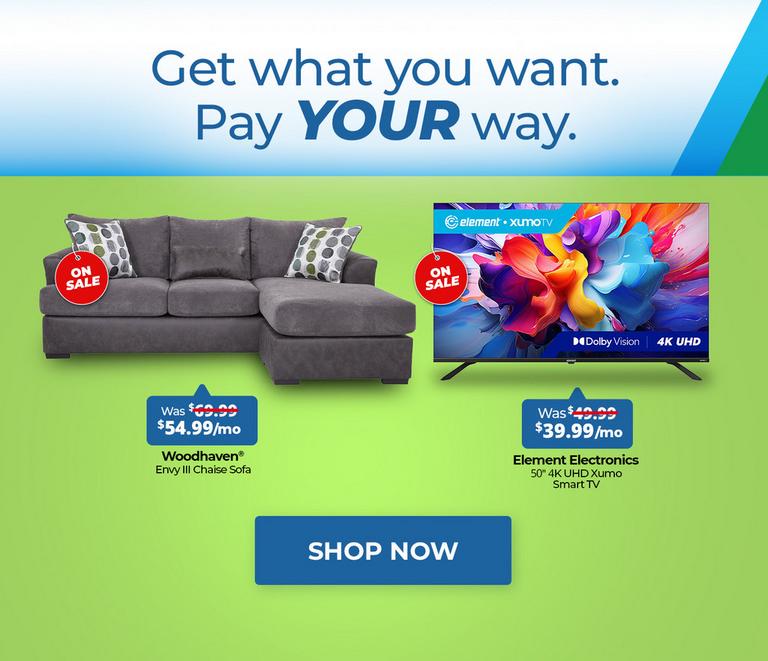 Get What You Want. Pay Your Way