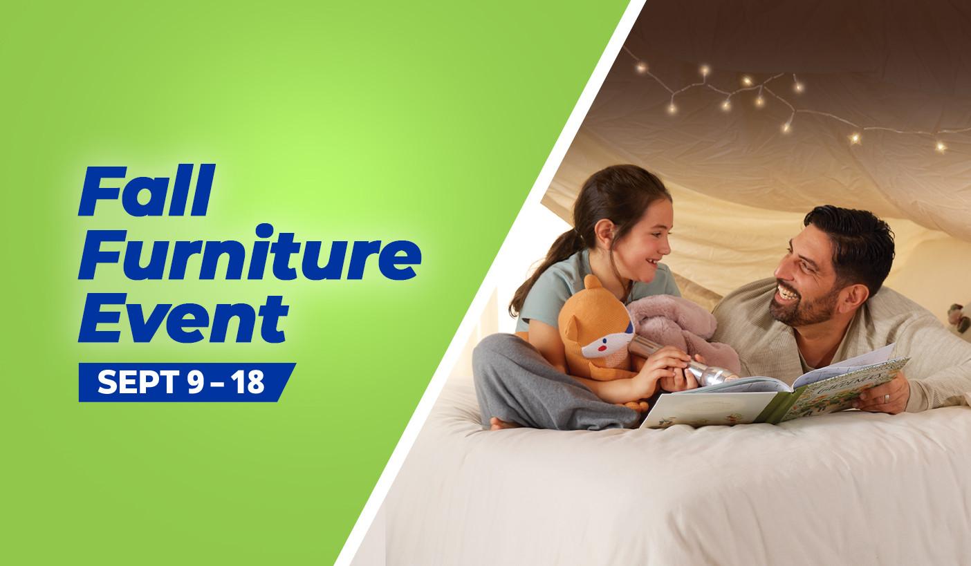 Furniture Event. September 9 - 18, 2025. 