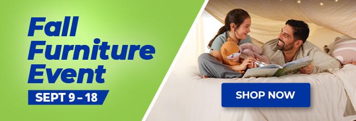 Furniture Event. September 9 - 18. Product exclusions and other restrictions apply.