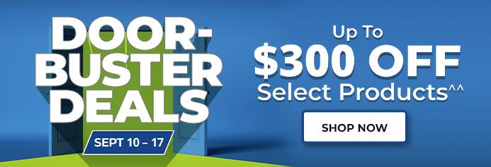 Doorbuster deals at Aaron's. Product exclusions and other restrictions apply.