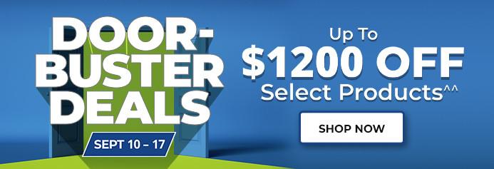 Doorbuster deals at Aaron's. Product exclusions and other restrictions apply.