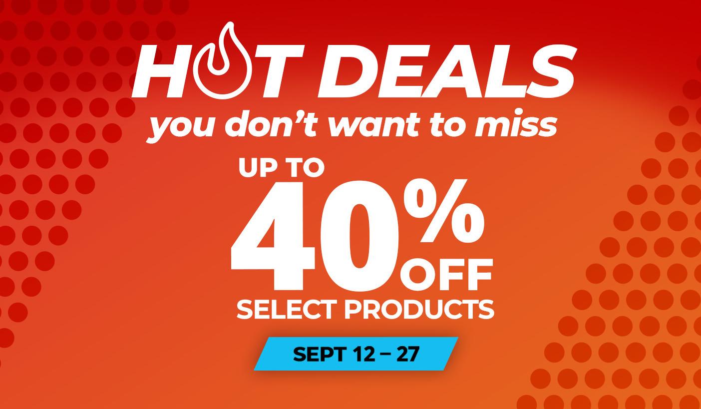 Hot Deals on Select Products. Product exclusions and other restrictions apply.