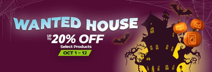 Wanted House. October 1 - 12, 2025. Product exclusions and other restrictions apply.