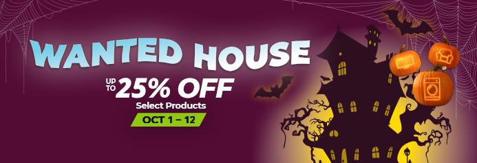 Wanted House. October 1 - 12, 2025. Product exclusions and other restrictions apply.