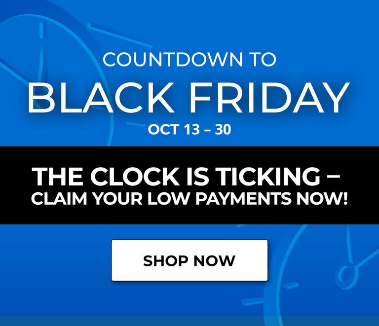 Countdown to Black Friday. October 13 - 30, 2025
