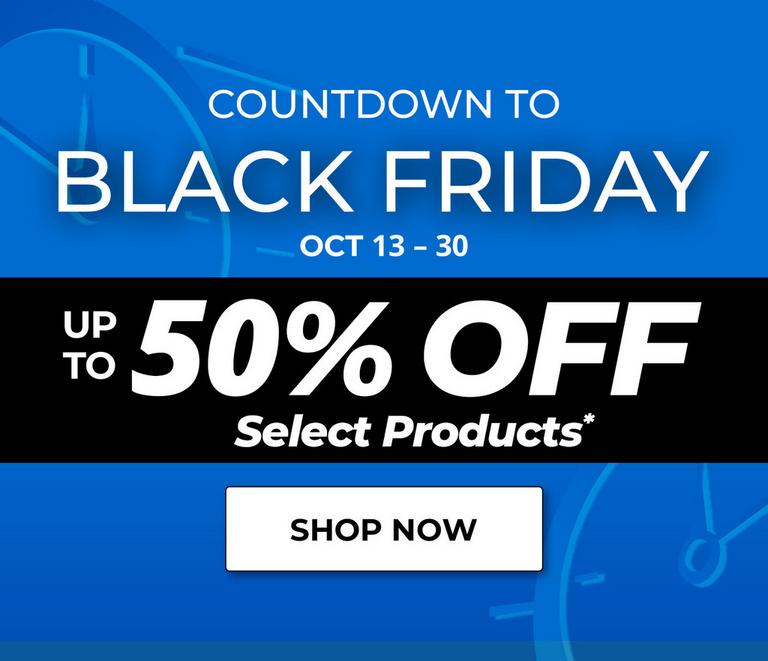 Countdown to Black Friday. October 13 - 30, 2025