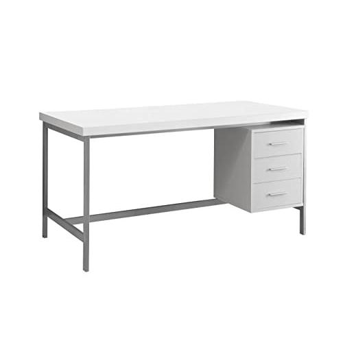 Monarch Specialties 60 in. Computer Desk, White