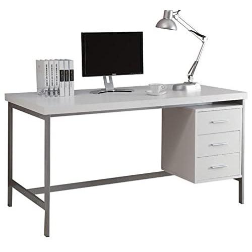 Monarch Specialties 60 in. Computer Desk, White