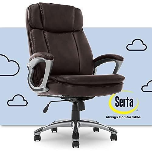 Waleaf Home Office Chair, 8Hours Heavy Duty Design, Ergonomic High Back  Cushion Lumbar Back Support, Computer Desk Chair, Big and Tall Chair