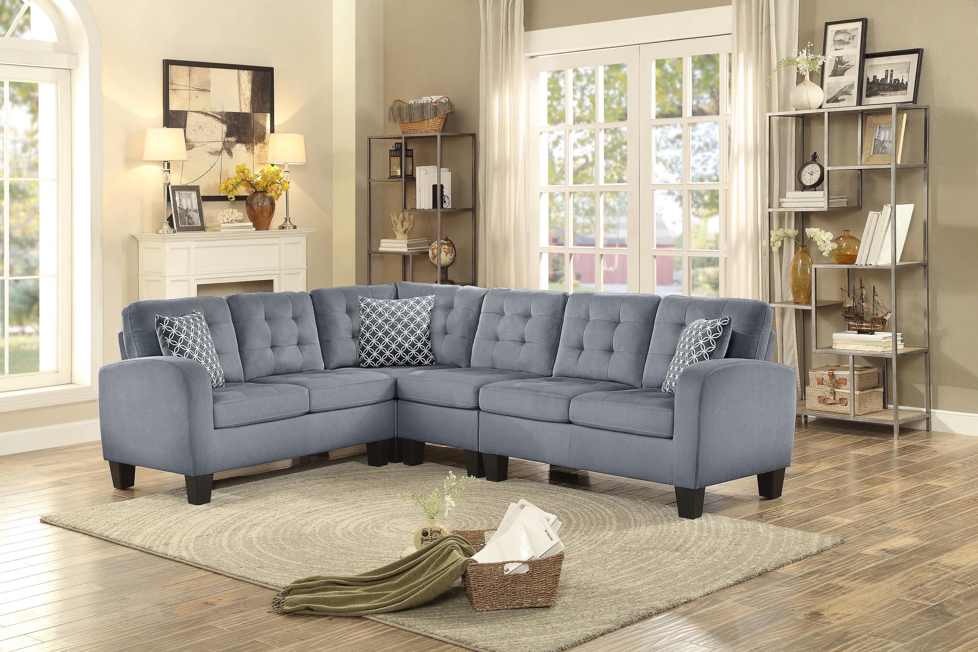 Jamal chaise sofa sectional with barrel chair new arrivals