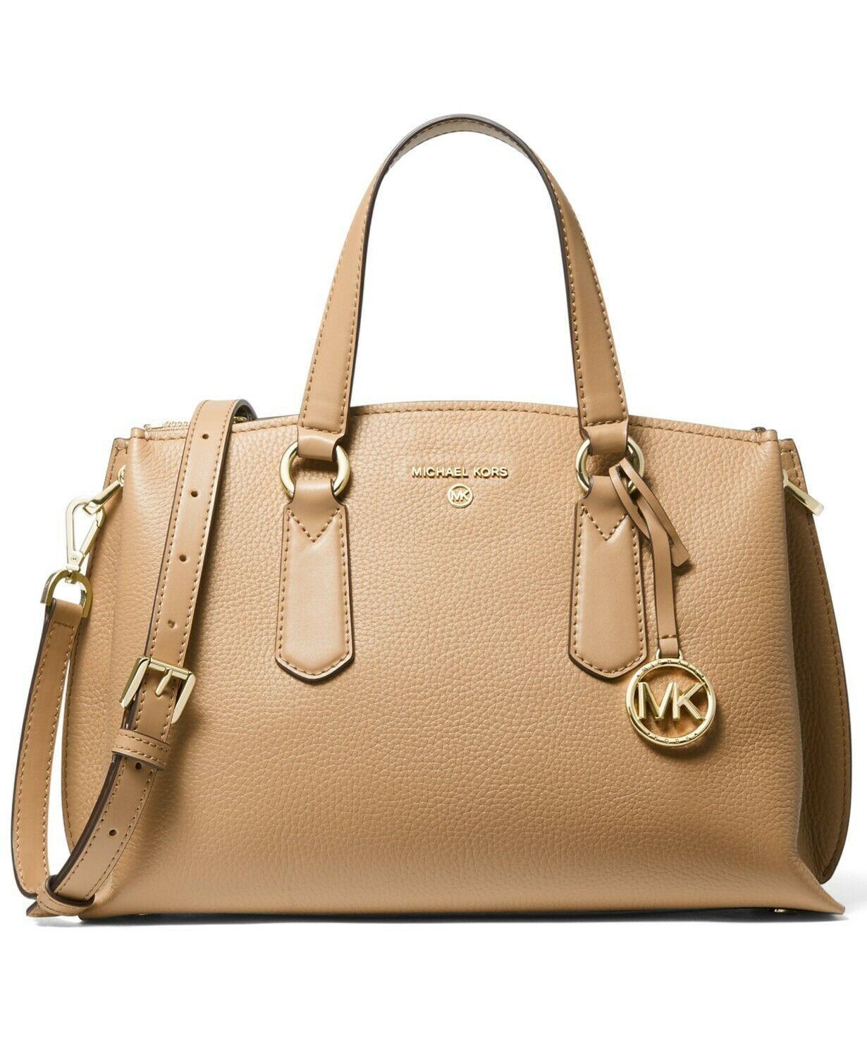 Rent to Own Michael Kors Medium Emma Satchel - Camel at Aaron's today!