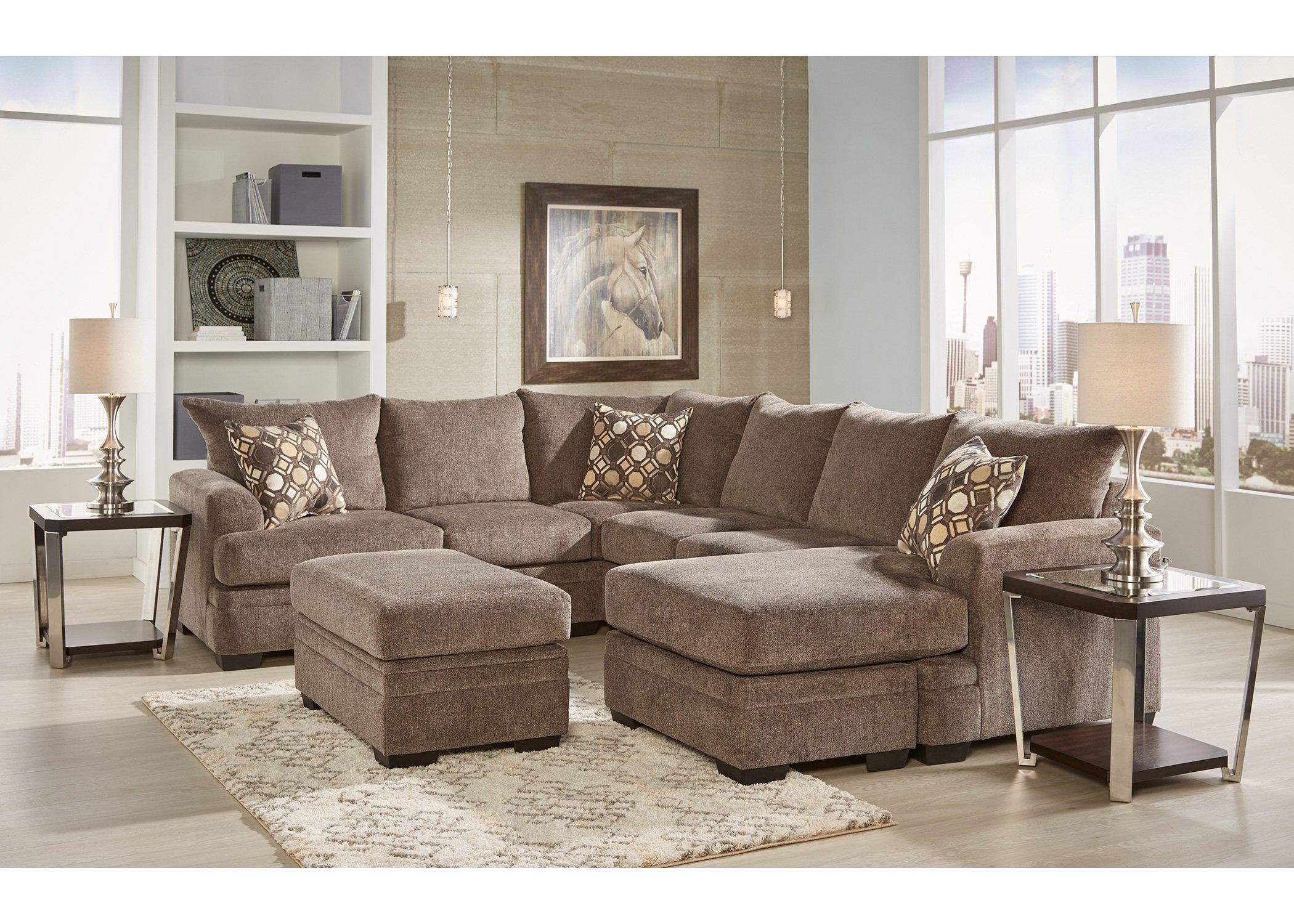 jamal chaise sofa sectional with barrel chair