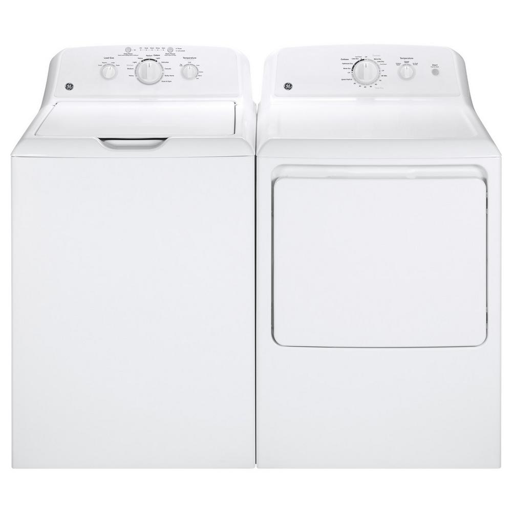 ángel En riesgo Inocente Alquiler para compra de electrodomésticos GE 3.8 cu. lavadora de carga  superior y 6.2 cu. ft. Gas Dryer en Aaron's hoy!