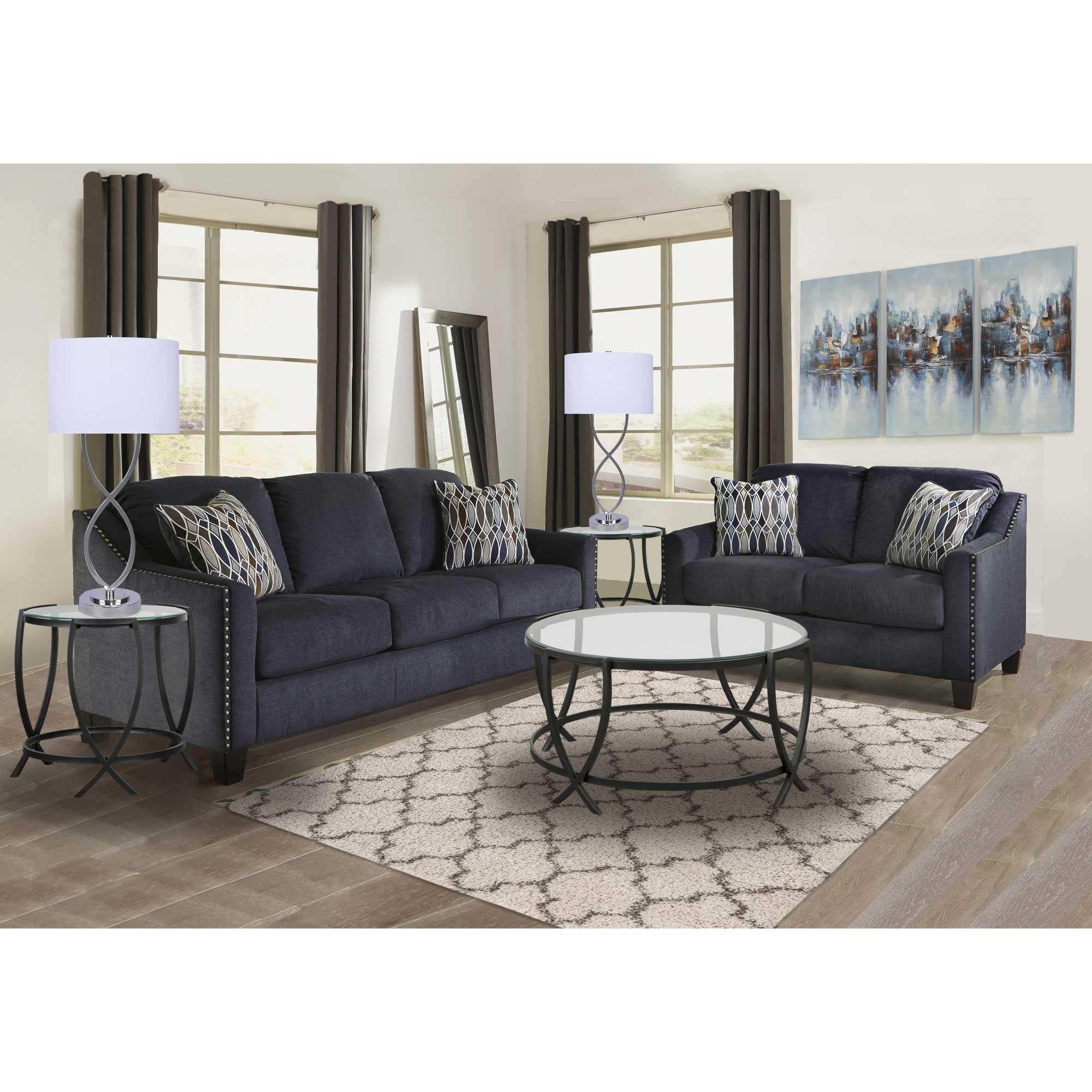 rent to own ashley 2-piece creeal heights sofa & loveseat at