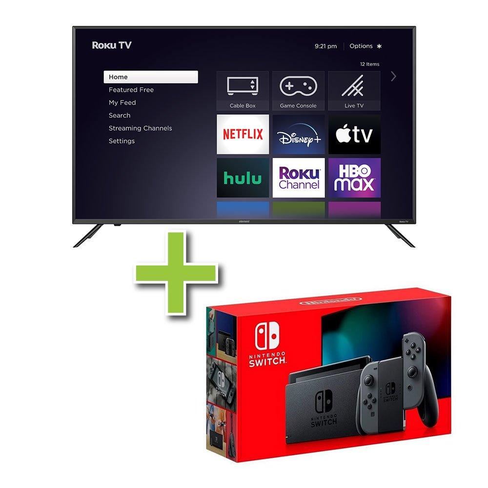 Own Electronics 50" Element TV w/ 4K Ultra Resolution & Nintendo Switch at Aaron's today!
