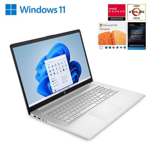 Rent to Own HP 17" Notebook N3150 8 GB w/ Total Defense Internet Security v11 Microsoft 365- Personal Edition at today!