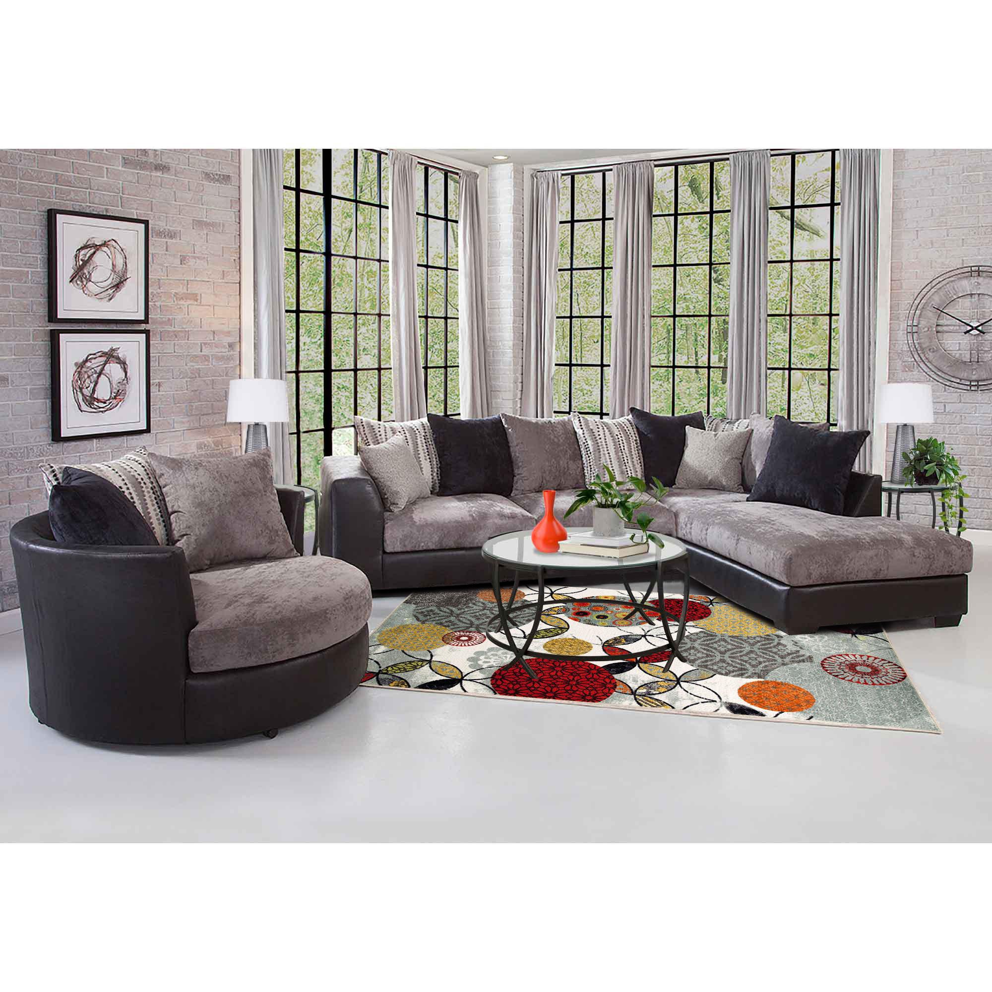 rent to own woodhaven 8 - piece jamal chaise sofa sectional living