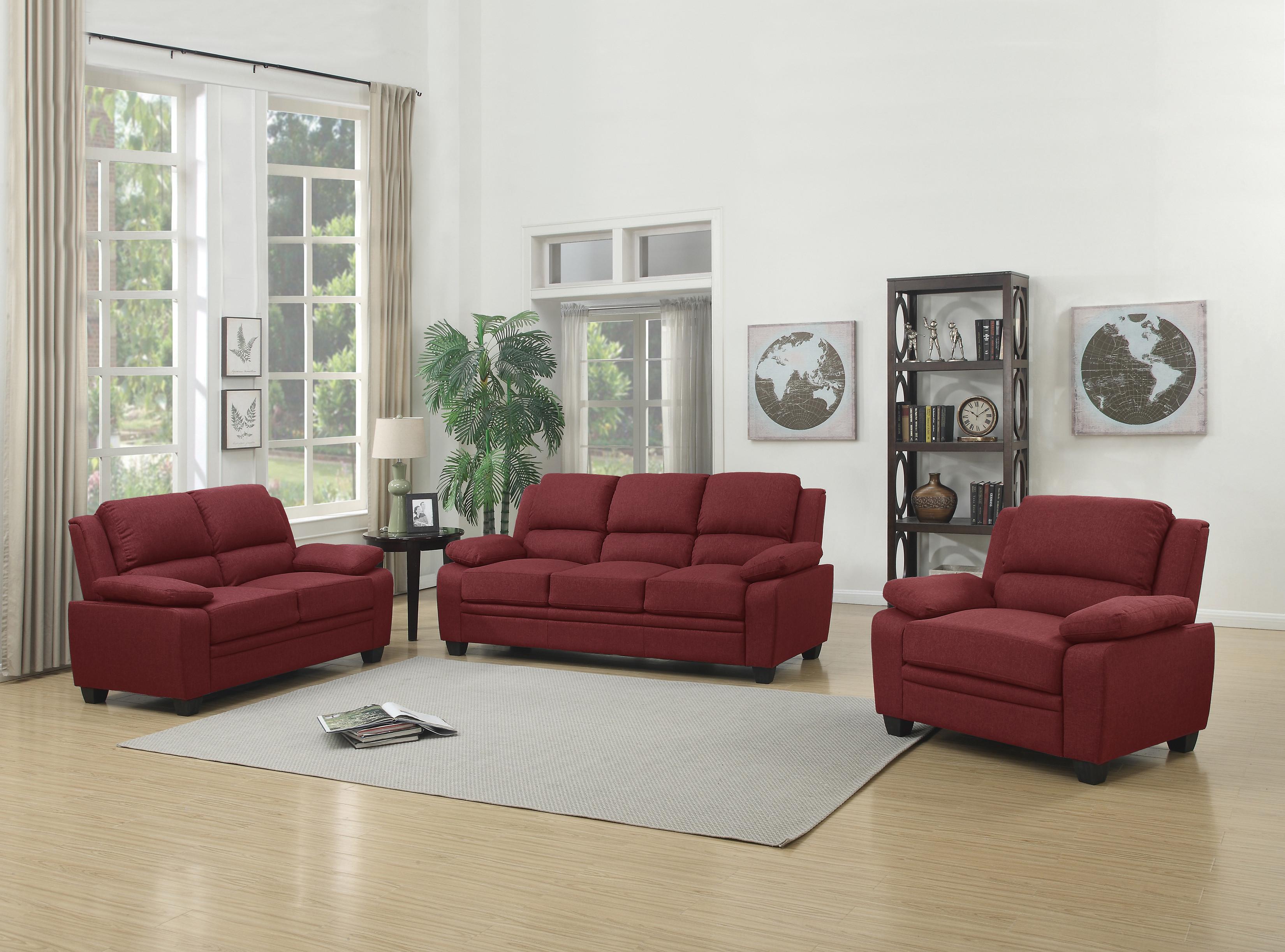 Lamme Udvidelse Lake Taupo Rent to Own Salo Merchandise 2 - Piece Darien Sofa and Loveseat - Red at  Aaron's today!