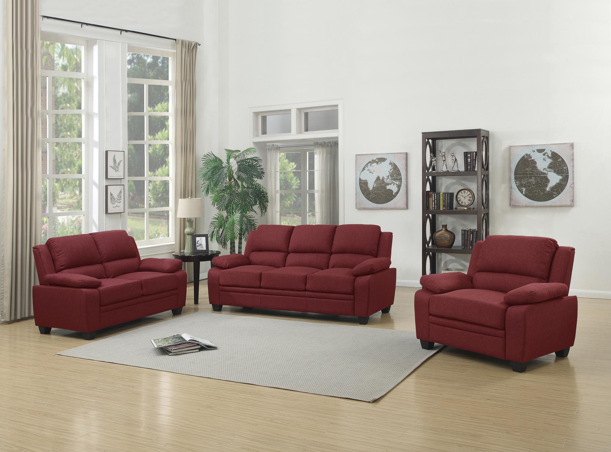 te dramatiker Tigge Rent to Own Salo Merchandise 2 - Piece Darien Sofa and Loveseat - Red at  Aaron's today!