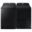 Cross Sell Image Alt - Samsung 5.2 cf Top Load Washer & Steam Gas Smart Dryer - Brushed Black
