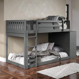 Habitación infantil con litera y cama nido - Sofas Camas Cruces