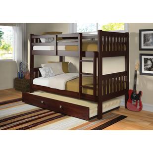 Cama alta de tamaño individual, cama alta de madera con cajones, gabinete,  estantes, cama alta con escritorio para niños y niñas, espresso