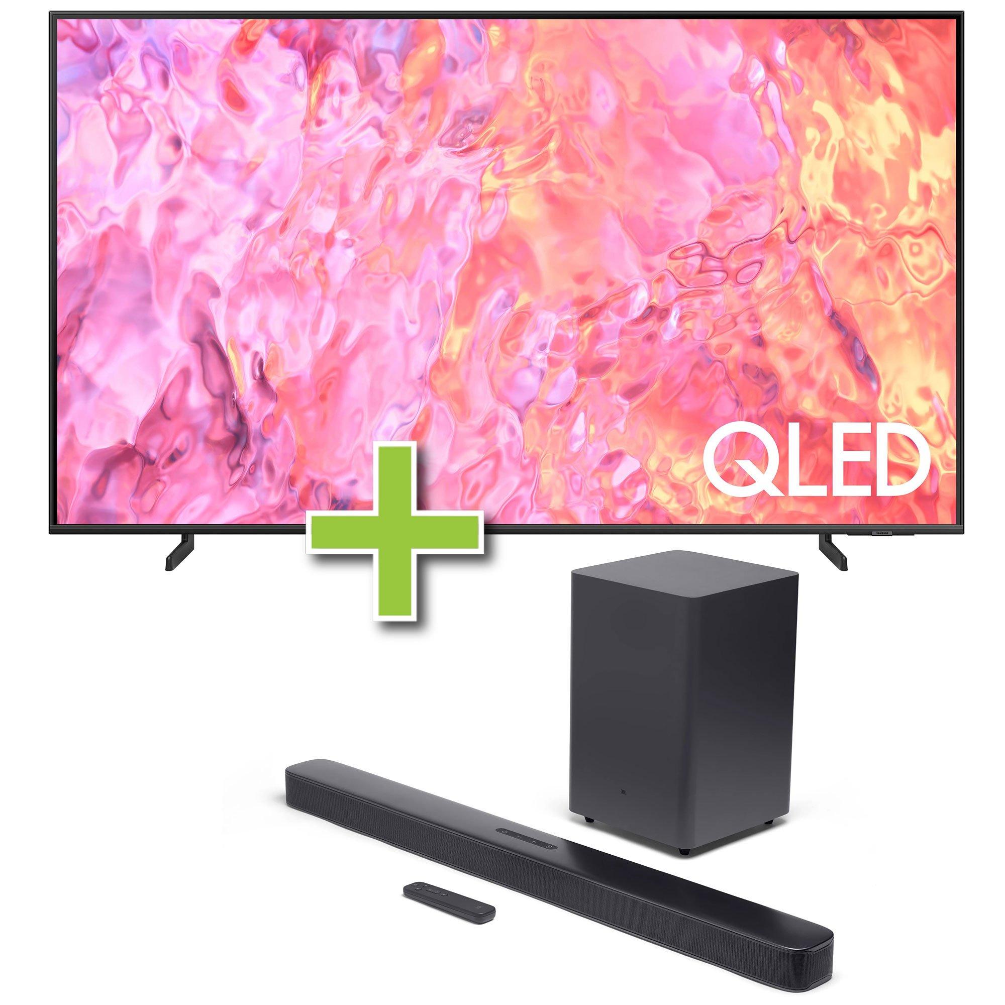 Samsung qled hot sale tv soundbar