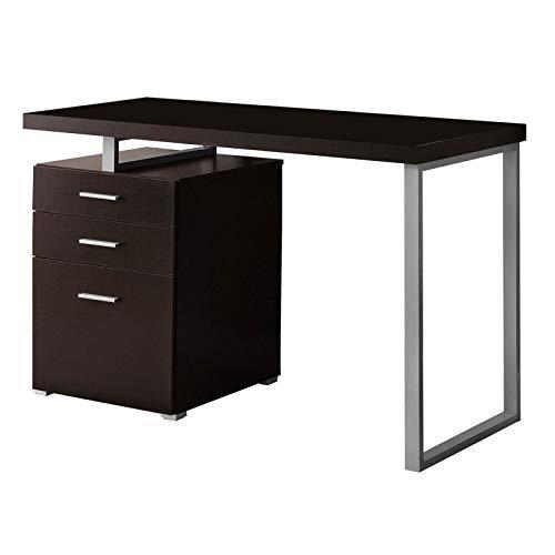 Monarch Hollow-Core Office Desk, Cappuccino, 60