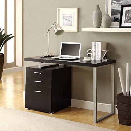 Monarch Hollow-Core Office Desk, Cappuccino, 60