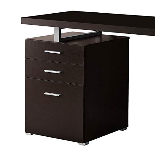 Monarch Hollow-Core Office Desk, Cappuccino, 60