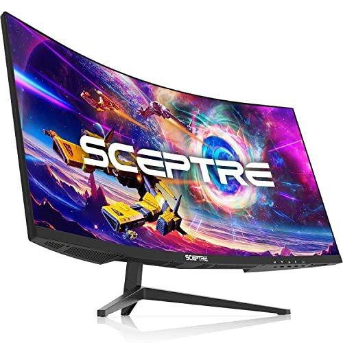 foretrække Tradition slack Rent to Own Sceptre Sceptre 30-inch Curved Gaming Monitor 21:9 2560x1080  Ultra Wide/ Slim HDMI DisplayPort up to 200Hz Build-in Speakers - Metal  Black at Aaron's today!