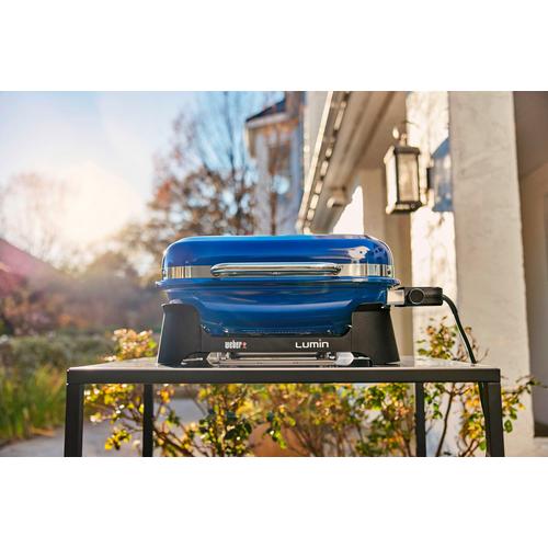 Weber Lumin Electric Grill in Deep Ocean Blue 92300901 - The Home