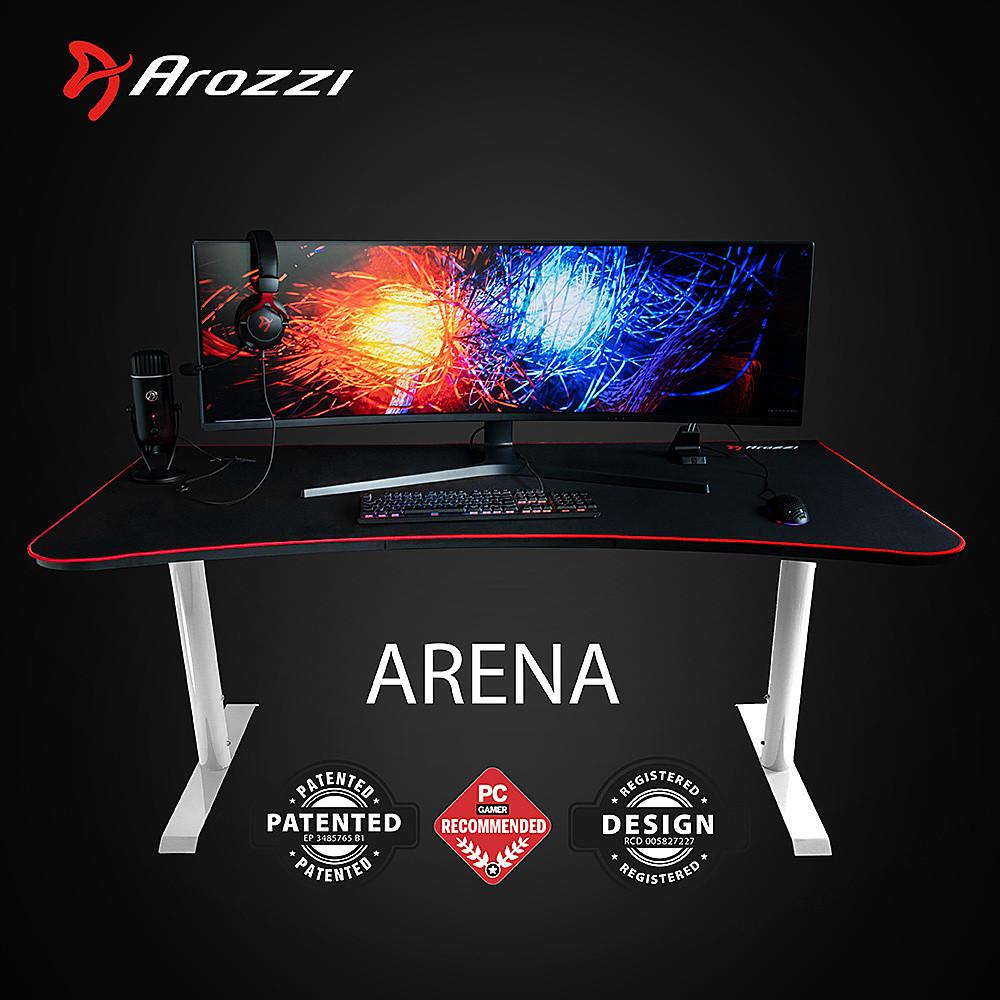 Rent to Own Arozzi Arozzi Arena Ultrawide Curved Gaming Desk