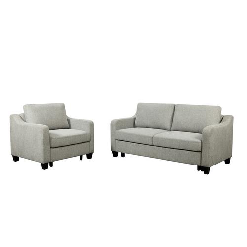 Rent to Own Abbyson Marley 2 - Piece Sofa & Chair Grey at Aaron's today!